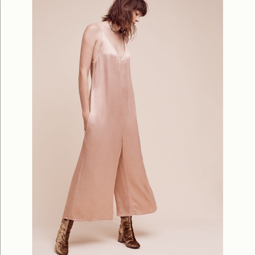 Santi Silk Jumpsuit - Picture 2 of 2